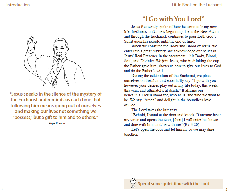 The Eucharist Little book